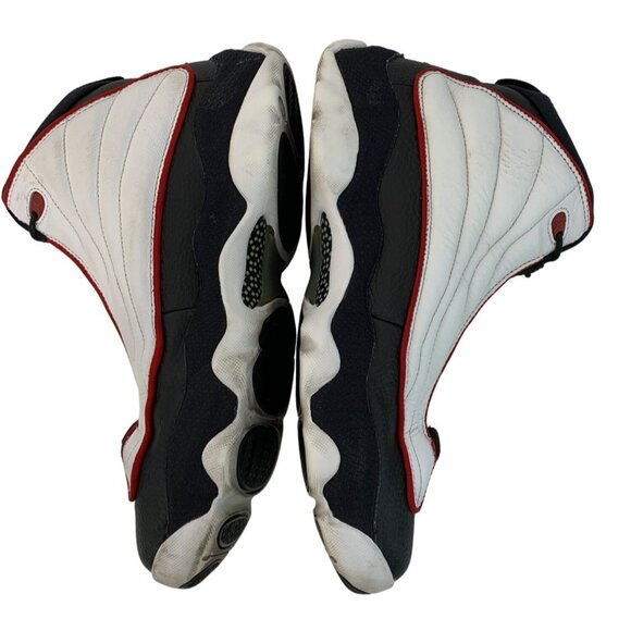 Nike Air Jordan 10.5 US Men’s Basketball Shoes Black/White/Red 7311 Used - Picture 4 of 12